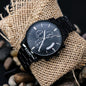 Personalized Engraved Chronograph Watch -- Stainless Steel