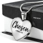 "Chosen" 1 Peter 2:9 Heart Shaped Pendant