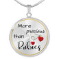 "Precious Rubies" Round Pendant