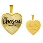 "Chosen" 1 Peter 2:9 Heart Shaped Pendant