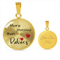 "Precious Rubies" Round Pendant