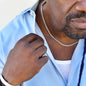 steel cuban link chain husband gift