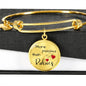 "Precious Rubies" Round Charm Bracelet