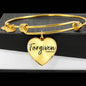 "Forgiven" Charm Bracelet - 1 John 1:9