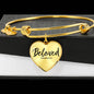 "Beloved" Charm Bracelet ~ Colossians 3:12 (Engraving Available)
