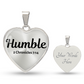 "Humble" 2 Chronicles 7:14 Scripture Necklace Pendant - Christian Jewelry