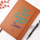 Just a Girl Chasing After Jesus Christian Journal - Vegan Leather