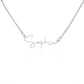 Signature Script Name Necklace -Stainless Steel or 18k Gold